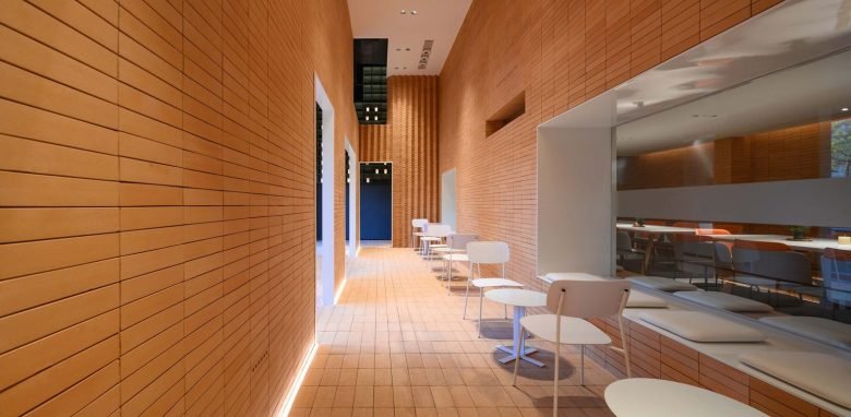 RU 咖啡厅由 BE Design 设计