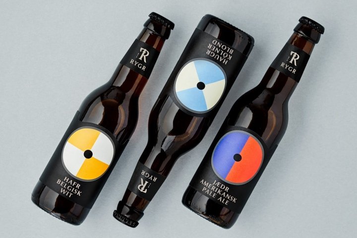 RYGR Brygghús 品牌和包装由 Frank Kommunikasjon 设计