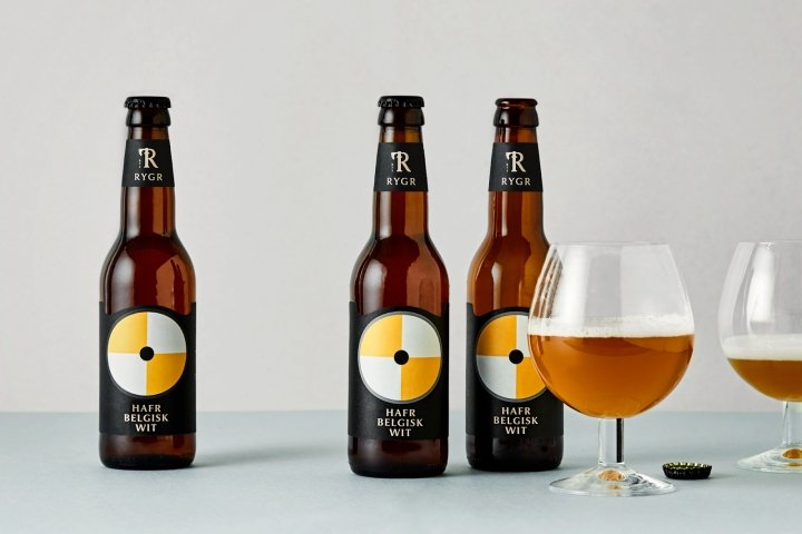 RYGR Brygghús 品牌和包装由 Frank Kommunikasjon 设计