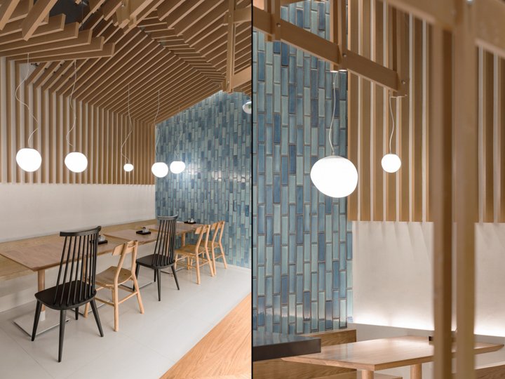 Ramen Musashi 由 Golucci Interior Architects 设计，杭州 – 中国