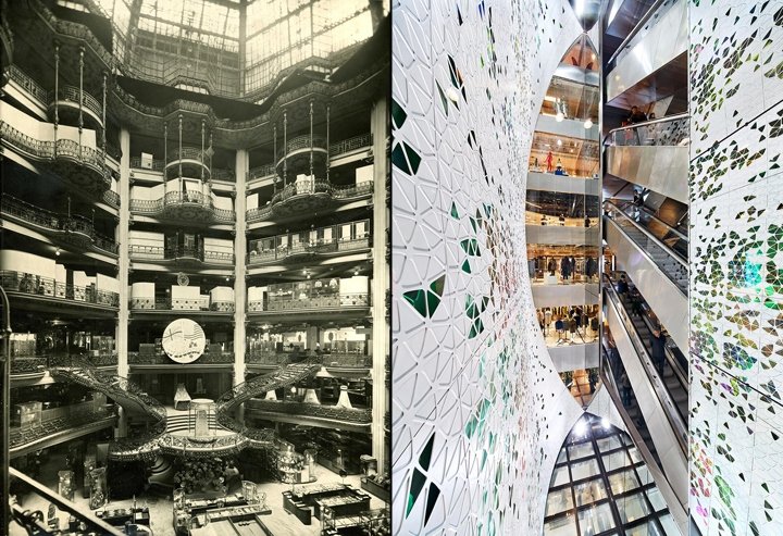 UUfie 重建奥斯曼春天百货，巴黎 – 法国