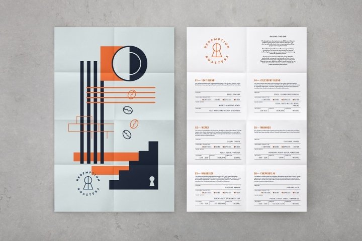 Redemption Roasters 包装由 Here Design 设计