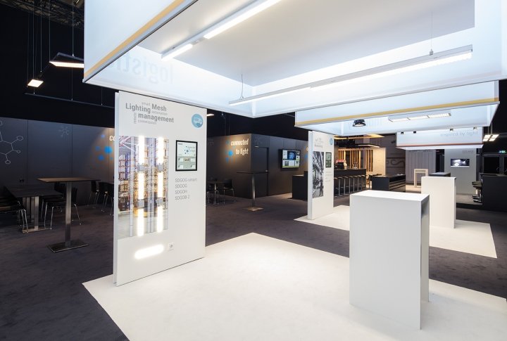 Regiolux 和 lichtwerk 参加 light+building 2018 by kluge Retail.brand.architecture，德国美因河畔法兰克福