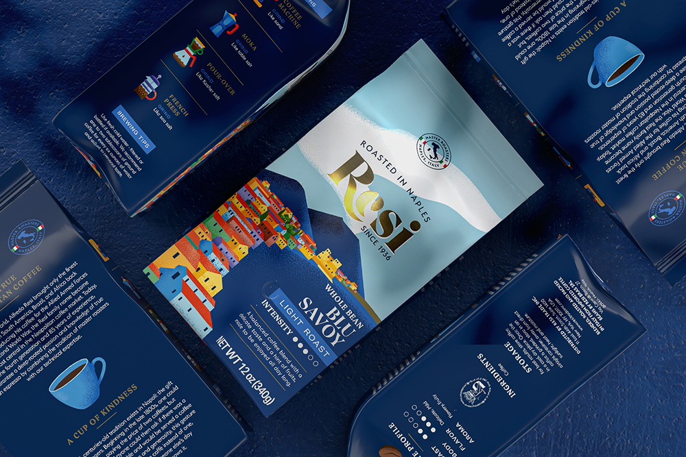 QNY Creative 的 Resi 咖啡包装 QNY Creative 的 Resi 咖啡包装