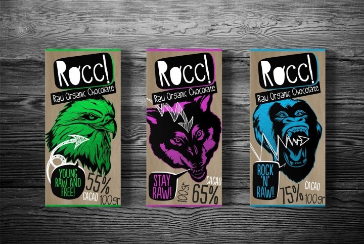 罗克！Tibor Hegedues 的生有机巧克力包装概念