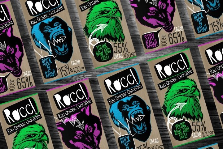 罗克！Tibor Hegedues 的生有机巧克力包装概念