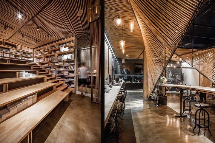 绳波办公室由 Usual Studio+ 十拱门设计，上海 – 中国