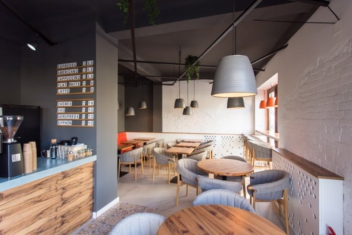 SNOOZZ 咖啡馆，由 davidsign 设计，奥拉迪亚 – 罗马尼亚