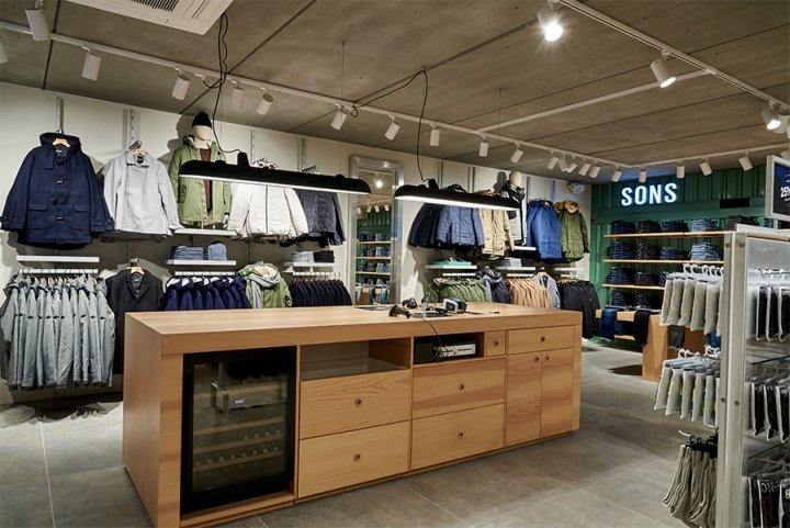 SONS 商店，由 Retail-Fabrikken 设计，海宁 – 丹麦