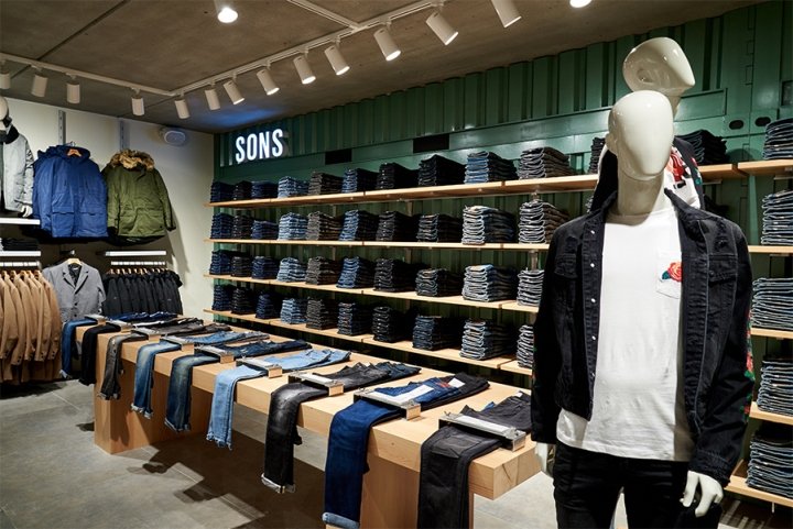 SONS 商店，由 Retail-Fabrikken 设计，海宁 – 丹麦