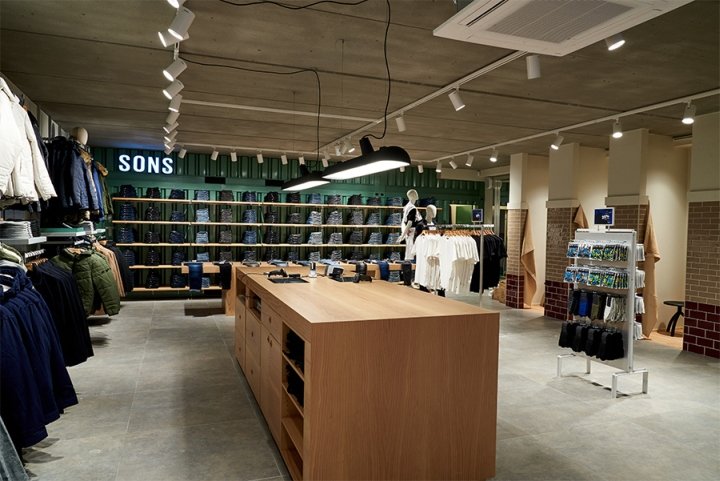 SONS 商店，由 Retail-Fabrikken 设计，海宁 – 丹麦
