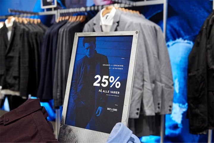 SONS 商店，由 Retail-Fabrikken 设计，海宁 – 丹麦