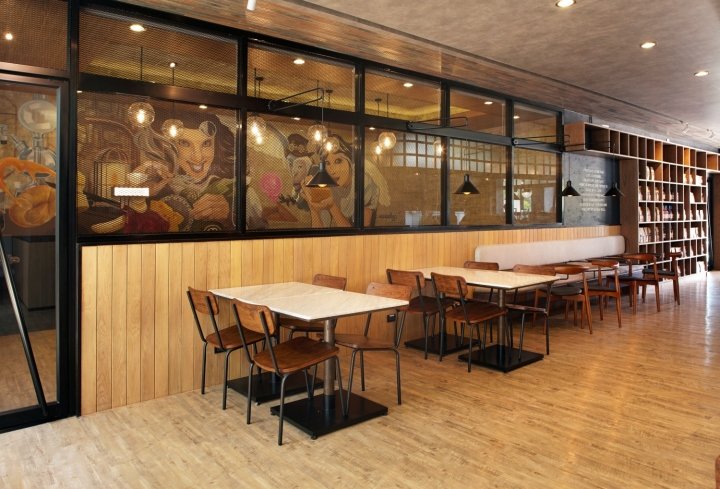 SYNLAB 咖啡馆，由派对空间设计，曼谷 – 泰国