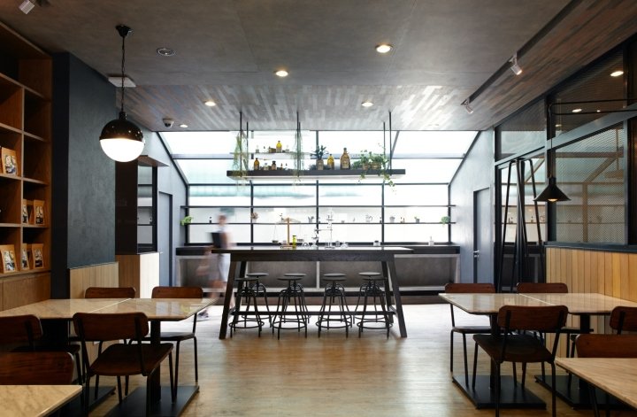 SYNLAB 咖啡馆，由派对空间设计，曼谷 – 泰国