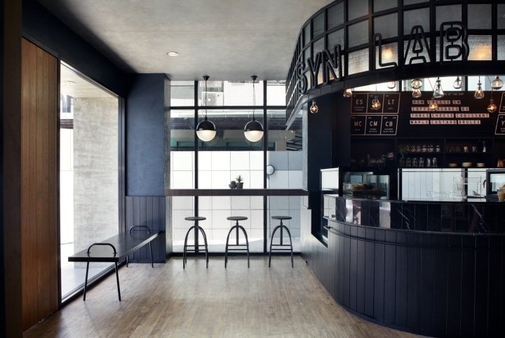 SYNLAB 咖啡馆，由派对空间设计，曼谷 – 泰国