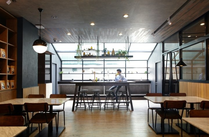 SYNLAB 咖啡馆，由派对空间设计，曼谷 – 泰国
