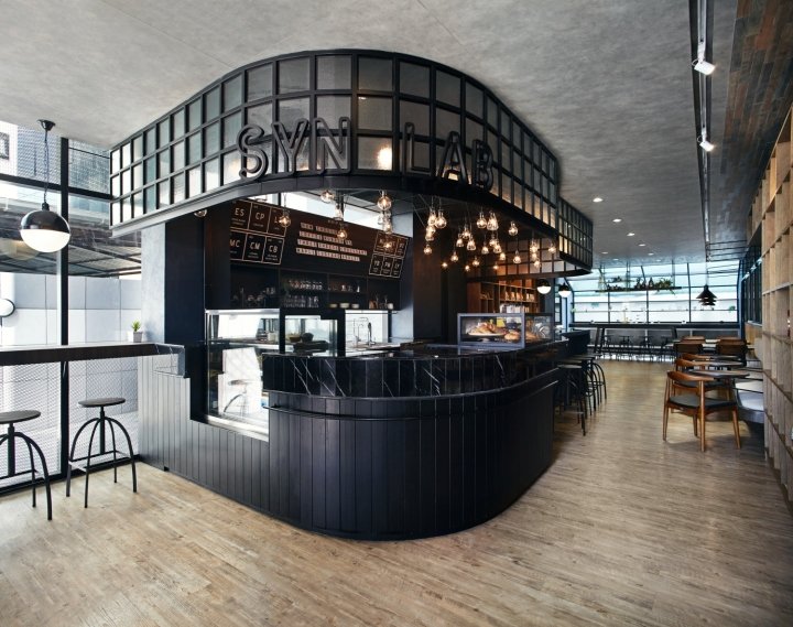 SYNLAB 咖啡馆，由派对空间设计，曼谷 – 泰国