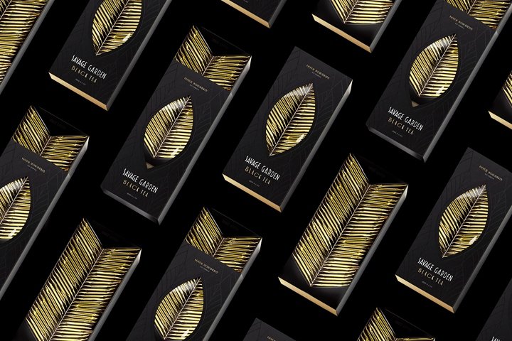 野人花园茶包装由 Nikita Konkin 设计