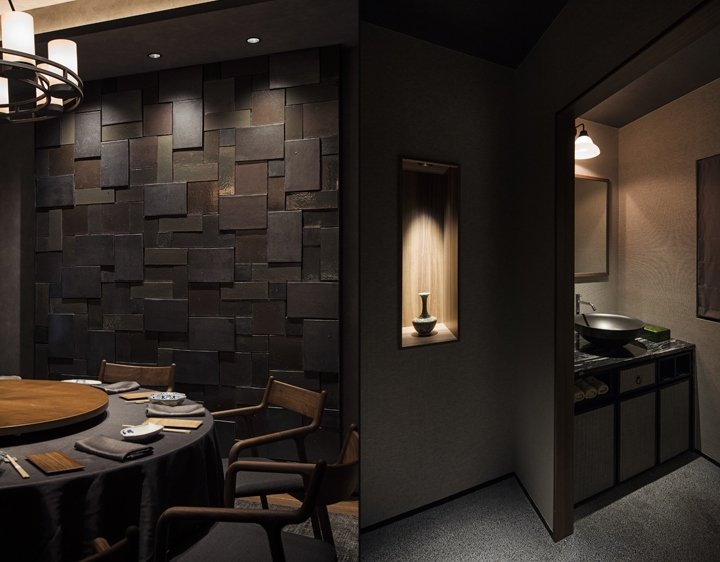 Sazenka 餐厅，由 Design Studio Crow 设计，日本东京