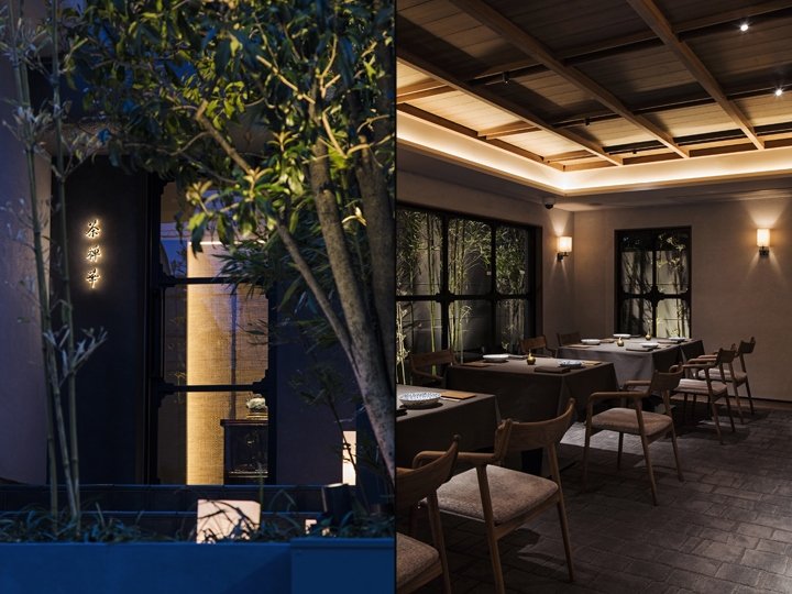 Sazenka 餐厅，由 Design Studio Crow 设计，日本东京