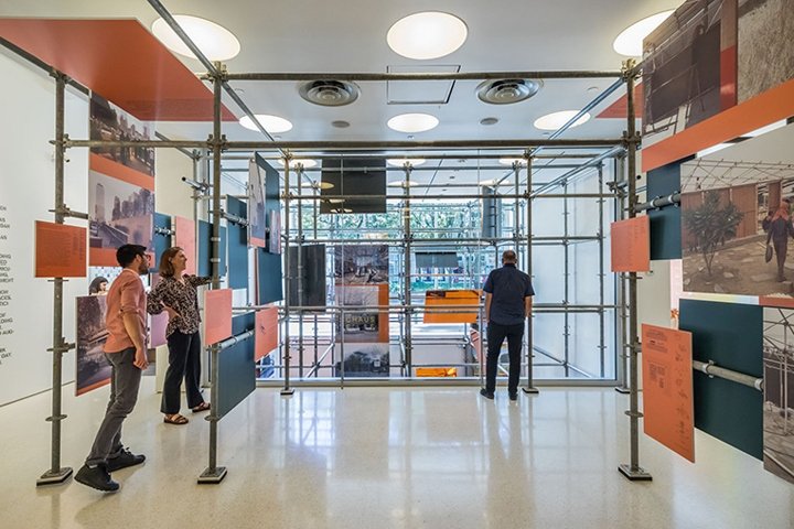 纽约 OMA 脚手架展