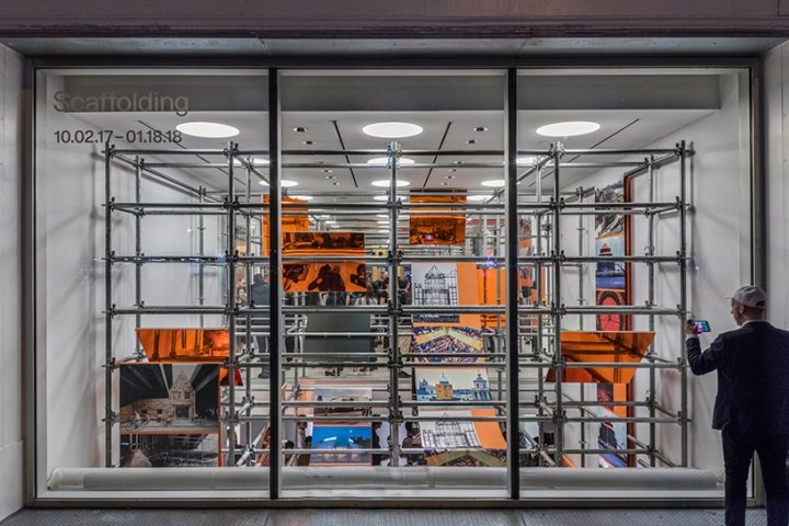 纽约 OMA 脚手架展