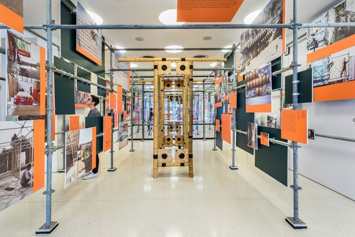 纽约 OMA 脚手架展