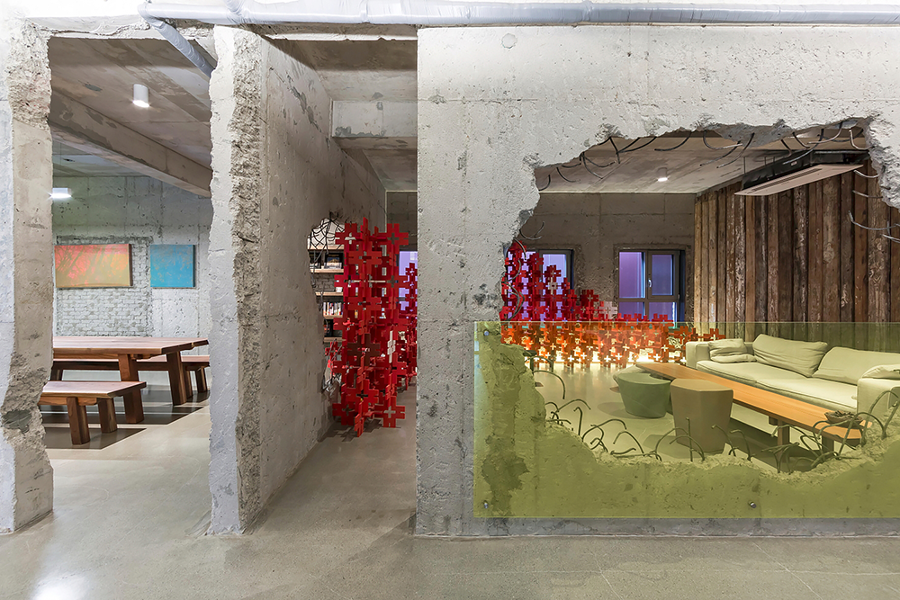 BCHO Partners 设计的屏风双屋 BCHO Partners 设计的屏风双屋