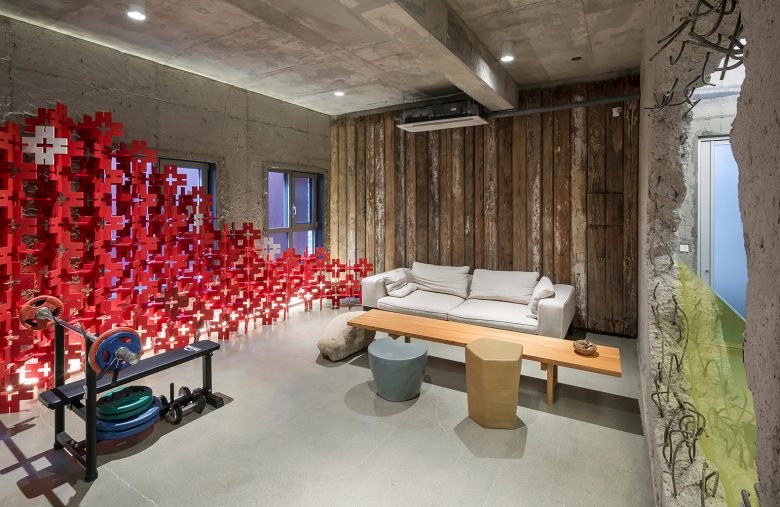 BCHO Partners 设计的屏风双屋 BCHO Partners 设计的屏风双屋