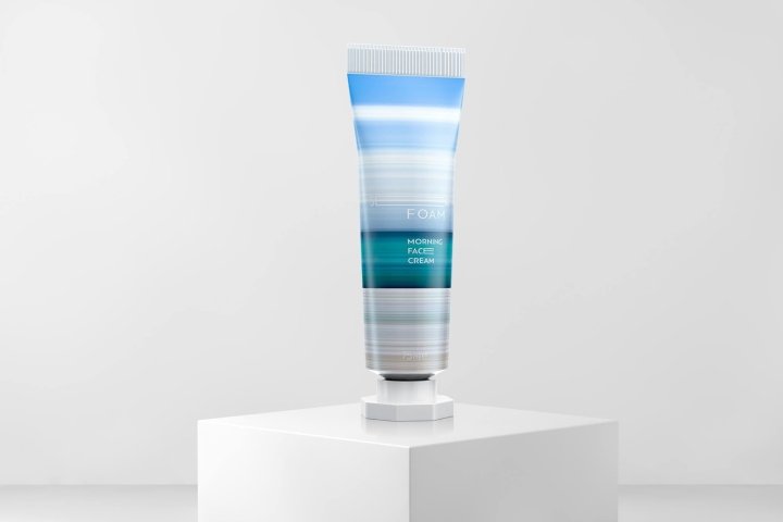 Tanya Farba 设计的 Sea Foam 面霜包装