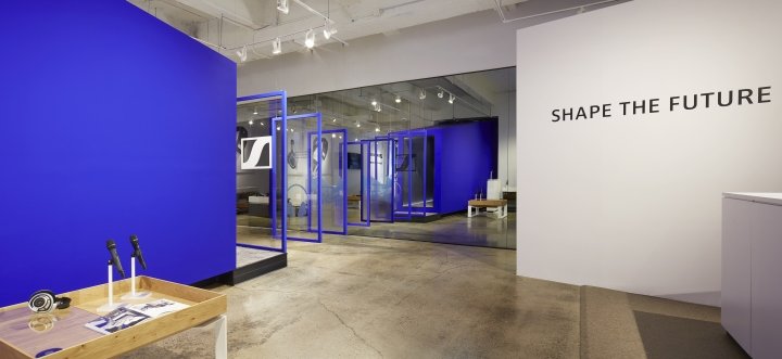 Sennheiser SoHo 快闪店，由 Hartmannvonsiebenthal 设计，纽约市