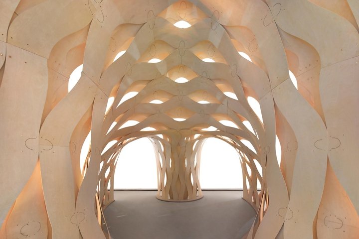 斯图加特 ICD 大学 + DDRC 同济大学缝制木壳，中国深圳