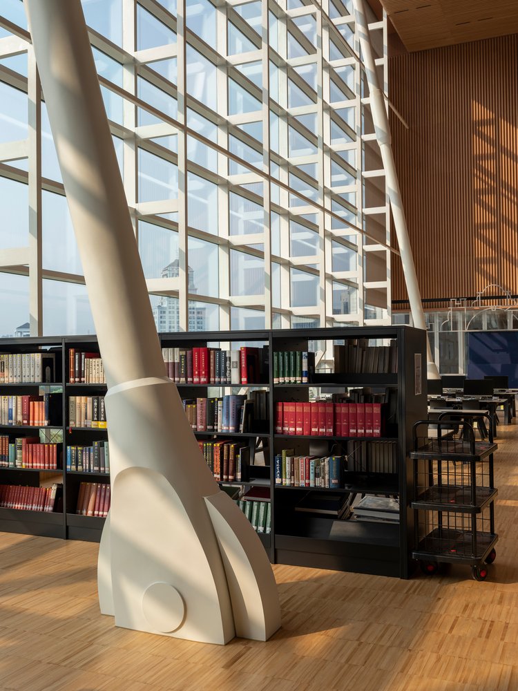 上海图书馆东馆 by SHL