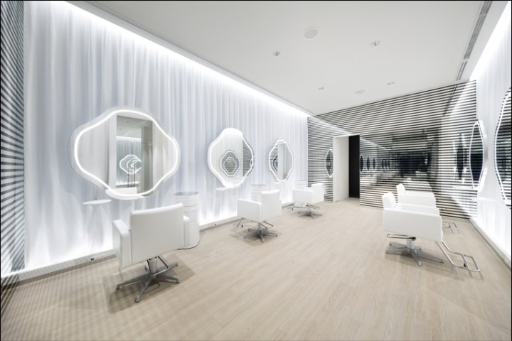 Shiseido salon by Nendo and Keita Aono, Tokyo – Japan