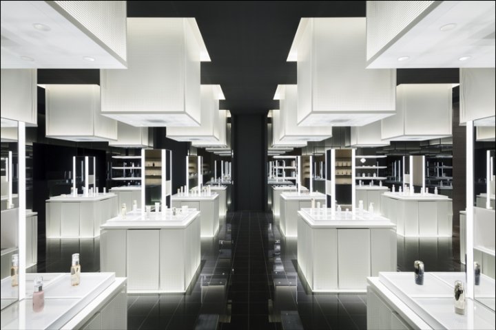 Shiseido salon by Nendo and Keita Aono, Tokyo – Japan