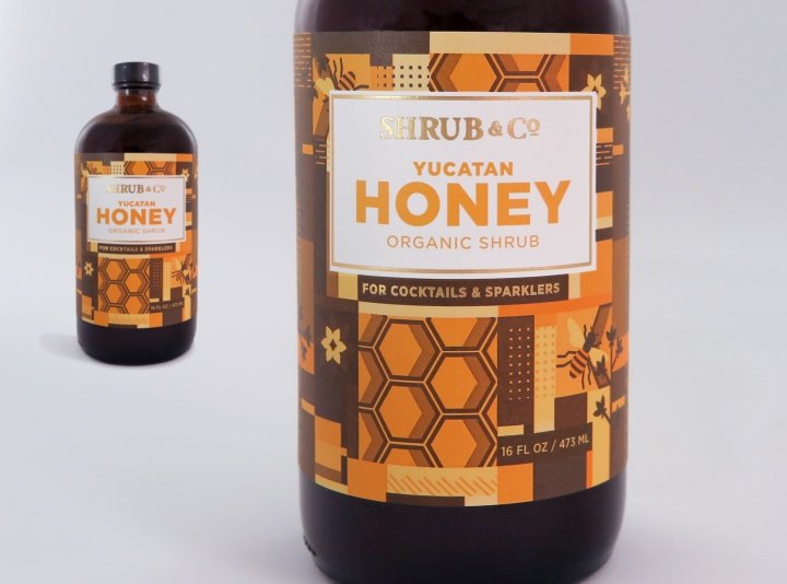 Shrub & Co 标签由 Nørvik Design 设计 Shrub & Co 标签由 Nørvik Design 设计