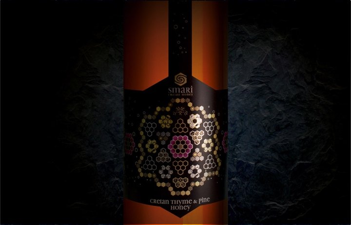 斯马里克里特岛蜂蜜包装由 Leftgraphic 设计