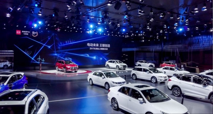 创新精神 – 由 VAVE GmbH 设计的比亚迪展位，中国上海