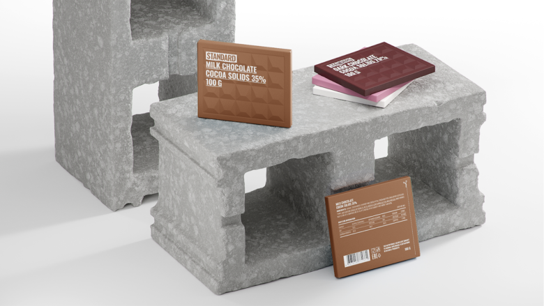 Olga Prokhorova 设计的标准巧克力概念