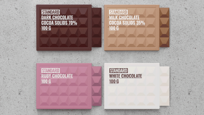 Olga Prokhorova 设计的标准巧克力概念