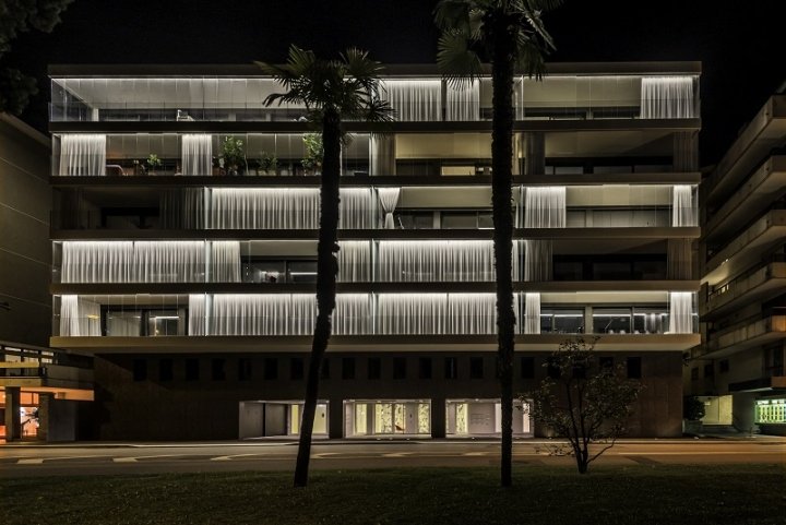 瑞士卢加诺 Riva Caccia Residence 的照明设计，由 Stefano Dall’Osso 设计