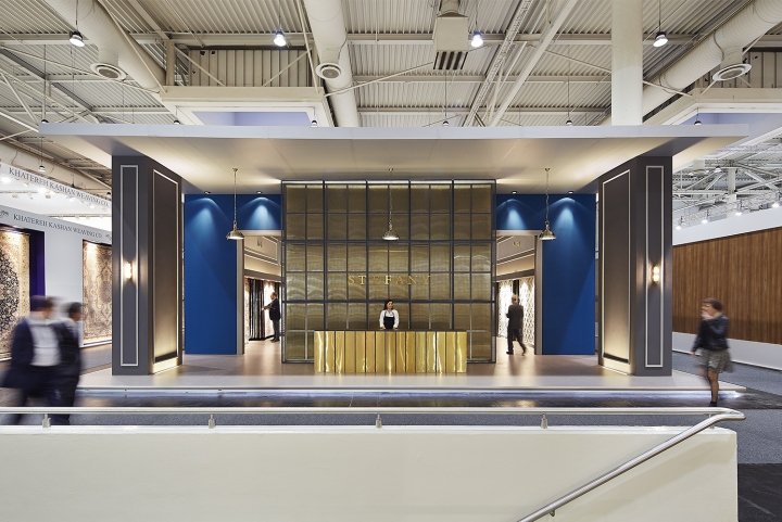 Stefany 在 DOMOTEX 2017 上的展位，由 YERce Architecture 设计，德国汉诺威