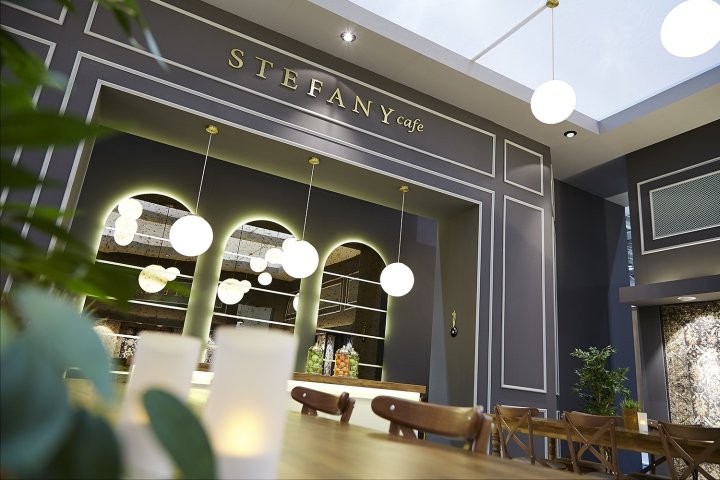 Stefany 在 DOMOTEX 2017 上的展位，由 YERce Architecture 设计，德国汉诺威