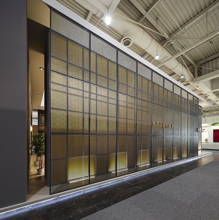 Stefany 在 DOMOTEX 2017 上的展位，由 YERce Architecture 设计，德国汉诺威