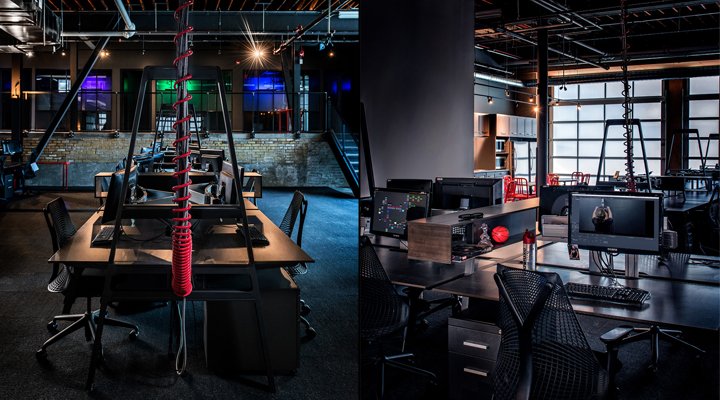 加拿大多伦多 Quadrangle 的 Stereo D 办公室