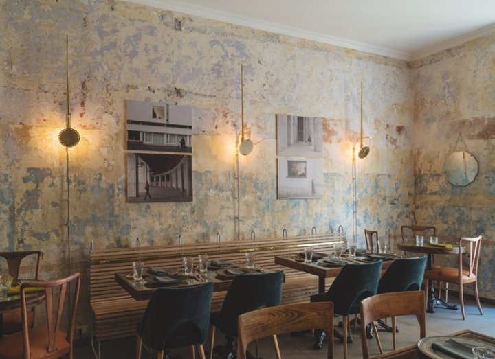 Stilelibero 餐厅，由 Tommaso Guerra 设计，罗马 – 意大利