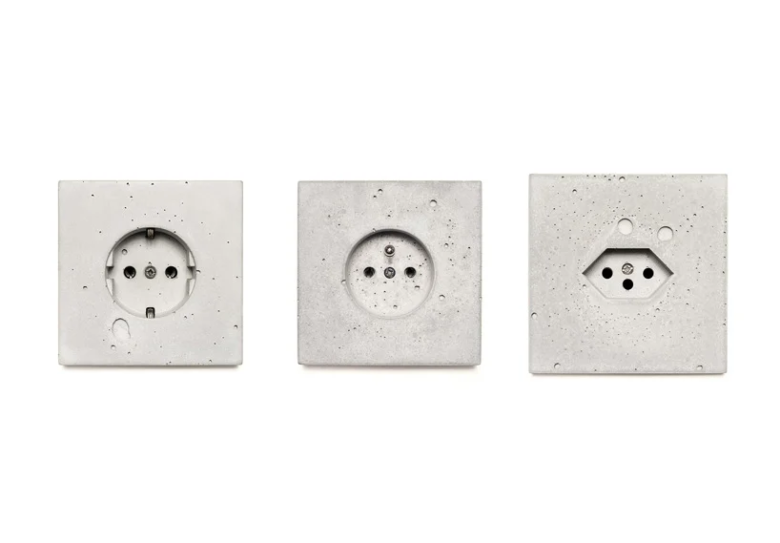 Sekhina 的 Stone to Stone 混凝土开关和插座
