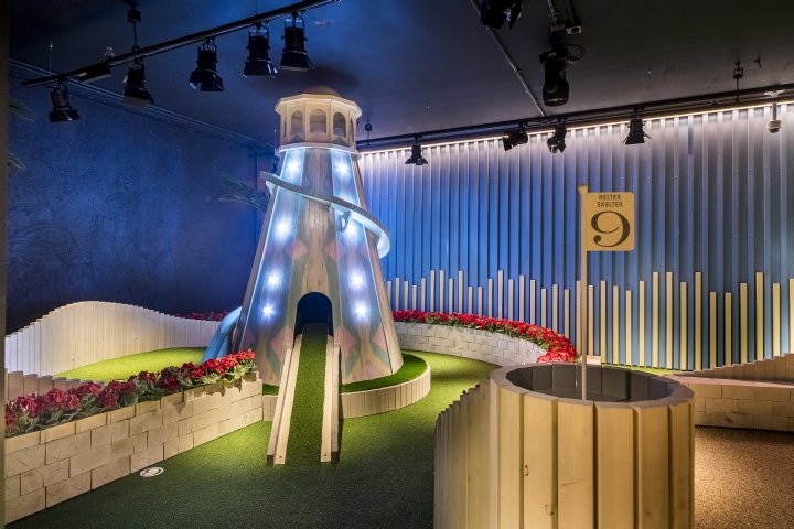 Swingers West End，Zachary Pulman 设计工作室，英国伦敦