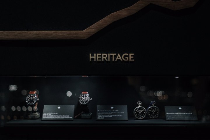 2018 年 SIHH 上的万宝龙展位，由瑞士日内瓦 Jean-Marc Gady 工作室设计