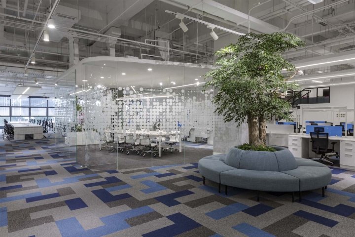 会说话的数据办公室，由 Ujing INTERIOR DESIGN 设计，北京 – 中国